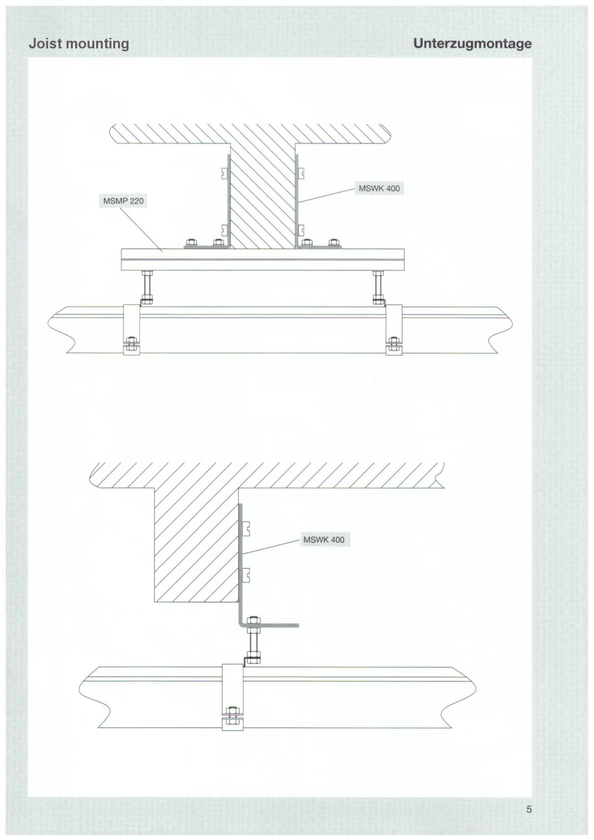 Mounting System MS product catalogue - page 05