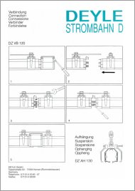 Deyle Mounting instructions for Trolley Bus Bar D Bild