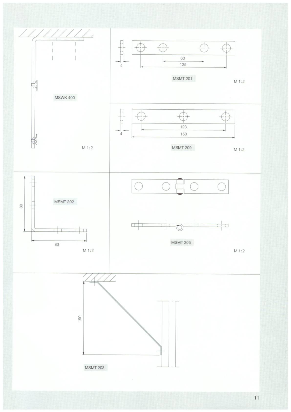 Mounting System MS product catalogue - page 11