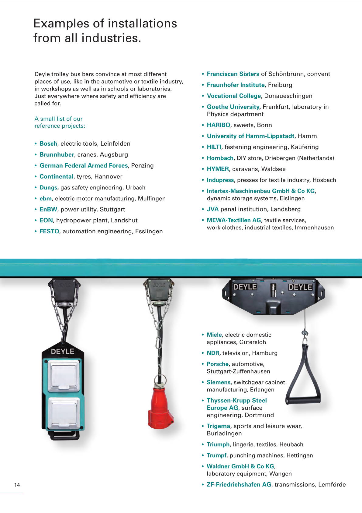 Trolley Bus Bar D product catalogue - page 14